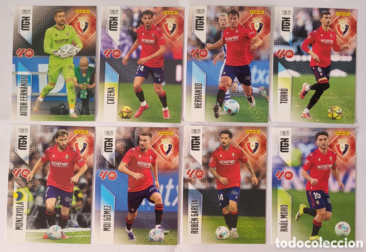 Sammelkarten: [LOTE] 8x CA Osasuna / Megacracks 2026