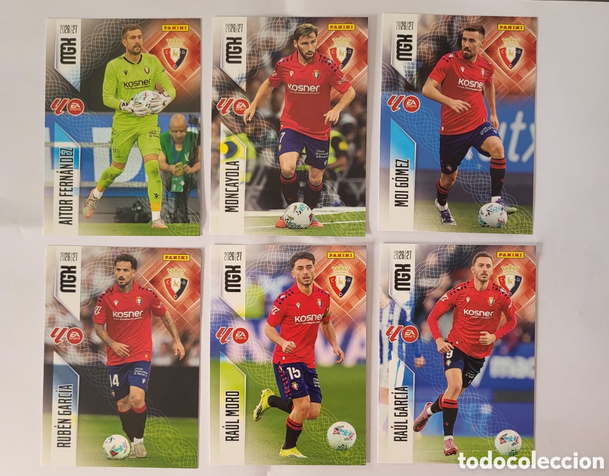 Trading cards: [LOTE] 6x CA Osasuna / Megacracks 2026