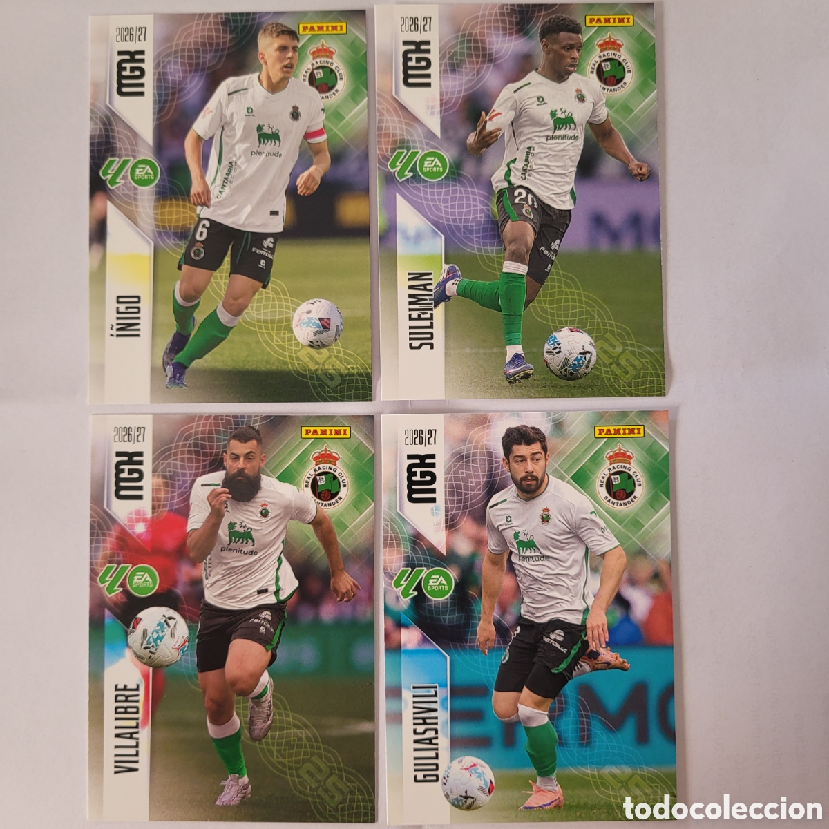Cartas Colecion&aacute;veis: [LOTE] 4x Real Racing Club [1] / Megacracks 2026