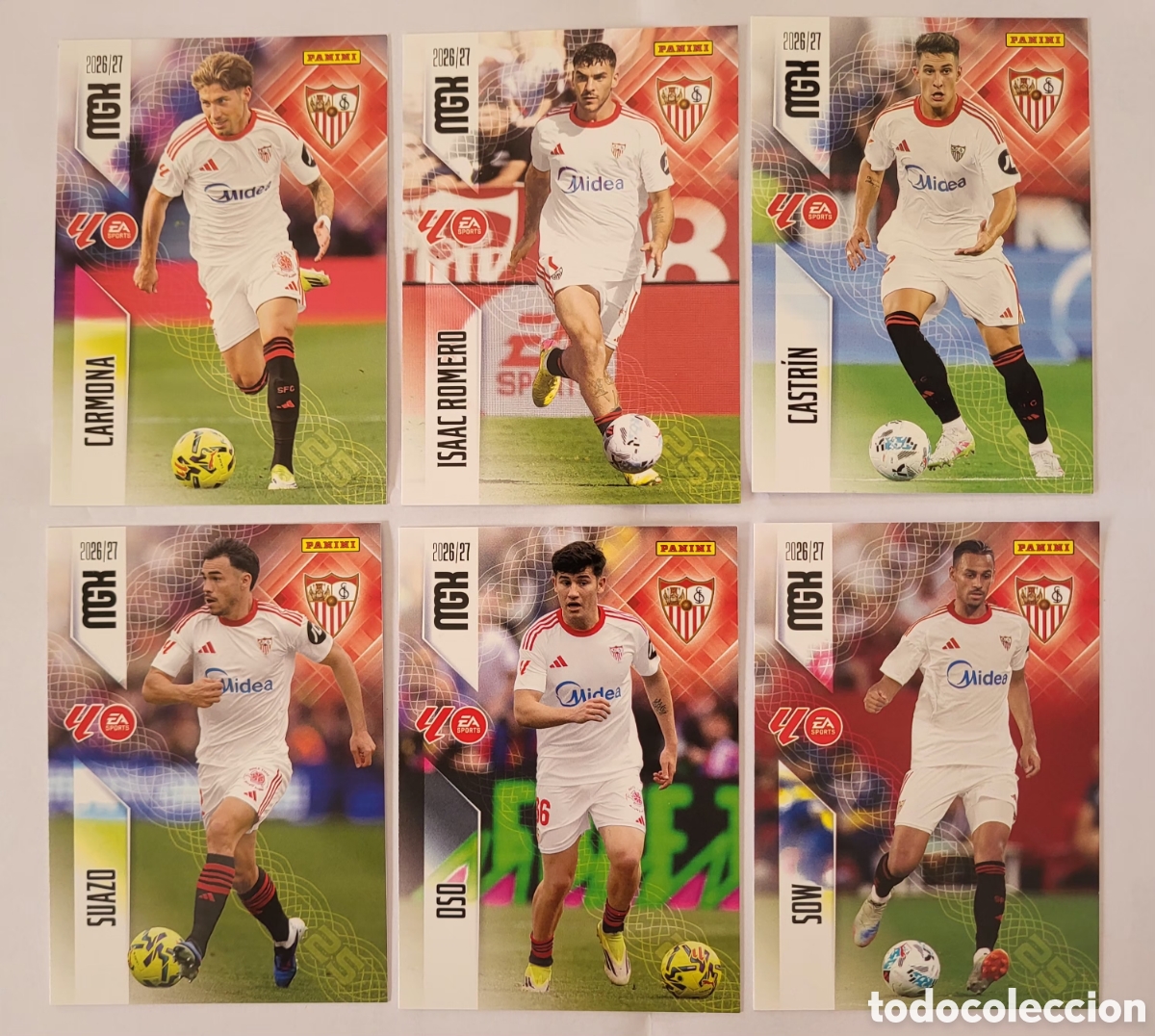 Figurine Collezionabili: [LOTE] 6x Sevilla CF / Megacracks 2026