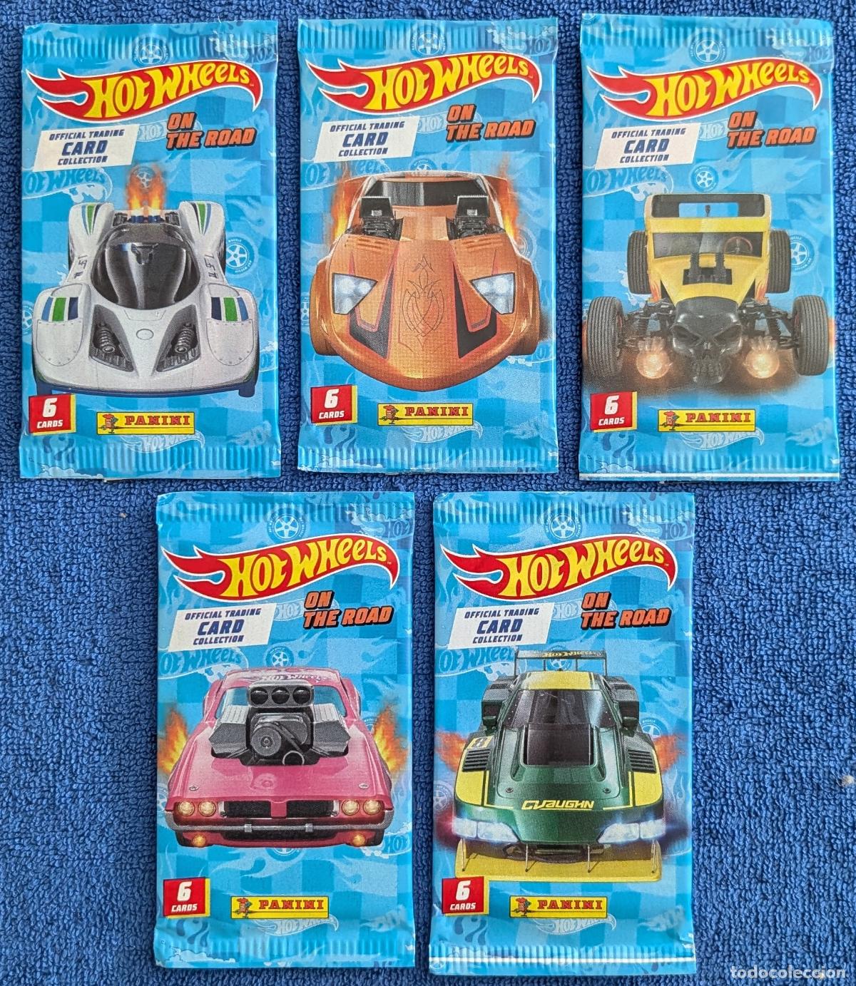 Trading cards: Lote de 5 sobres cerrados diferentes de Hot Wheels: On the road - Mattel - Panini (2024)