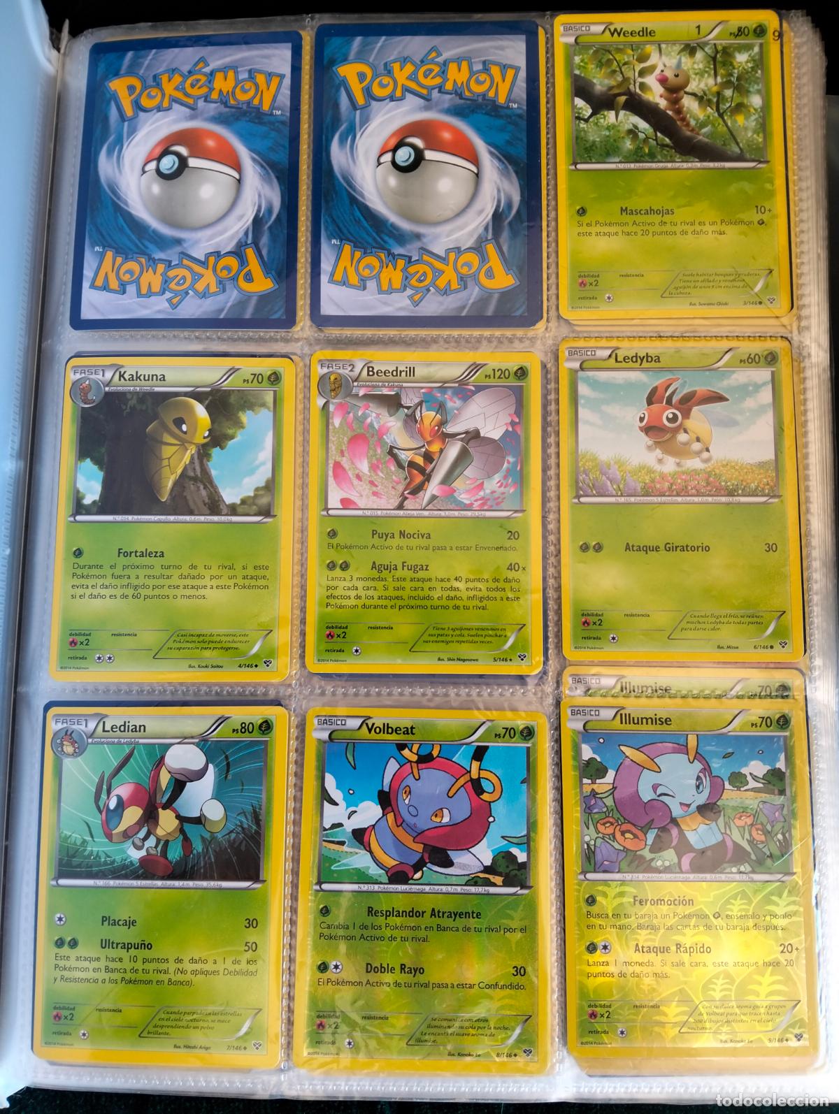 Trading cards: Colecci&oacute;n XY base set incompleta lote cartas Pok&eacute;mon varios idiomas holo rare incomunes 2014