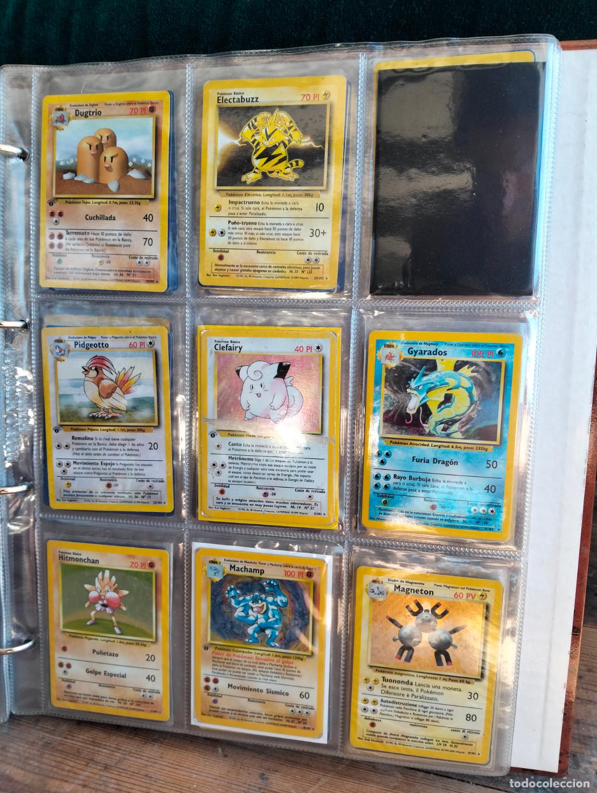 Figurine Collezionabili: Colecci&oacute;n Base Set incompleta lote cartas Pok&eacute;mon varios idiomas holo rare incomunes 1999-2000