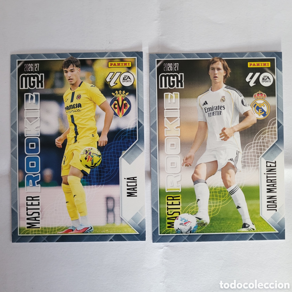 Cartas Colecion&aacute;veis: [LOTE] 413 417 Macia Joan Martinez Master Rookie / Megacracks 2026