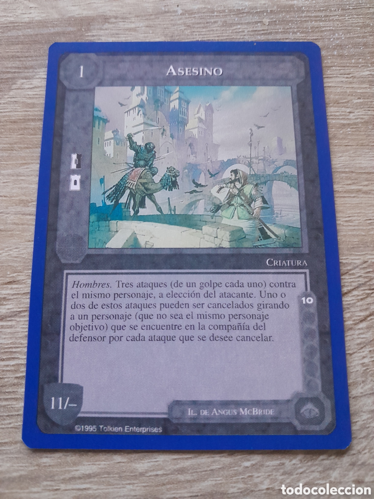 Trading cards: Satm los Magos meccg ilimitada castellano ASESINO joc borde azul rara