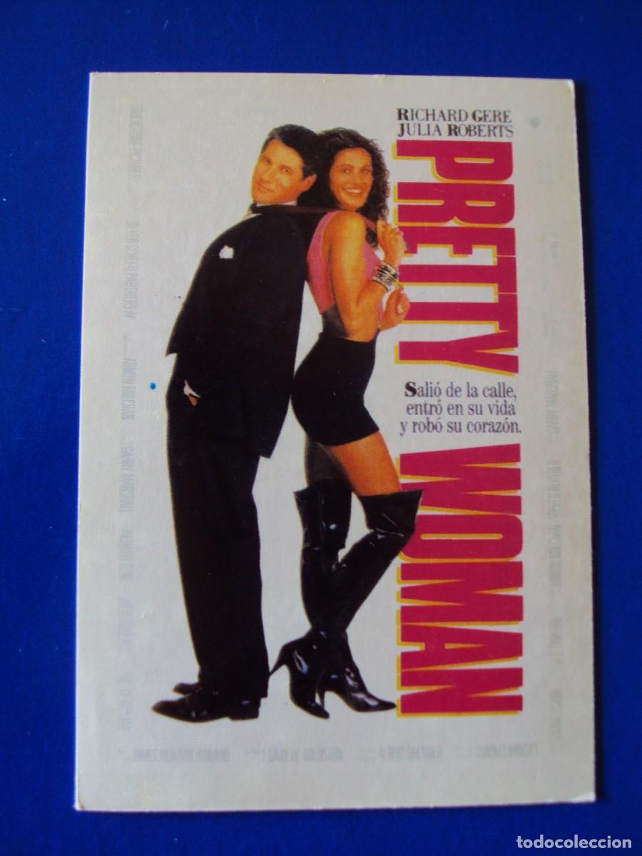 Trading cards: CROMO N&ordm; 102 PRETTY WOMAN HISTORIA DE TUS PELICULAS RICHARD GERE JULIA ROBERTS TRADING CARD