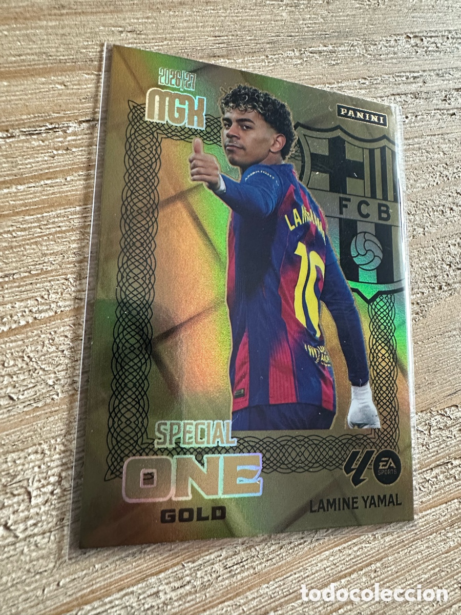 Sammelkarten: LAMINE YAMAL FC BARCELONA SPECIAL ONE GOLD MEGACRACKS 2026/27 26-27 26 27 MGK PANINI