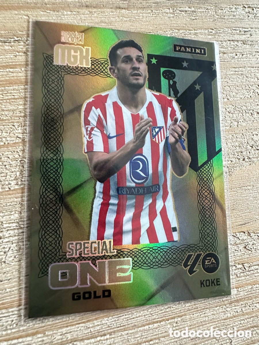 Sammelkarten: KOKE AT MADRID SPECIAL ONE GOLD MEGACRACKS 2026/27 26-27 26 27 MGK PANINI