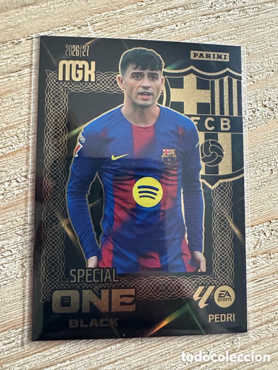 Sammelkarten: PEDRI FC BARCELONA SPECIAL ONE BLACK MEGACRACKS 2026/27 26-27 26 27 MGK PANINI