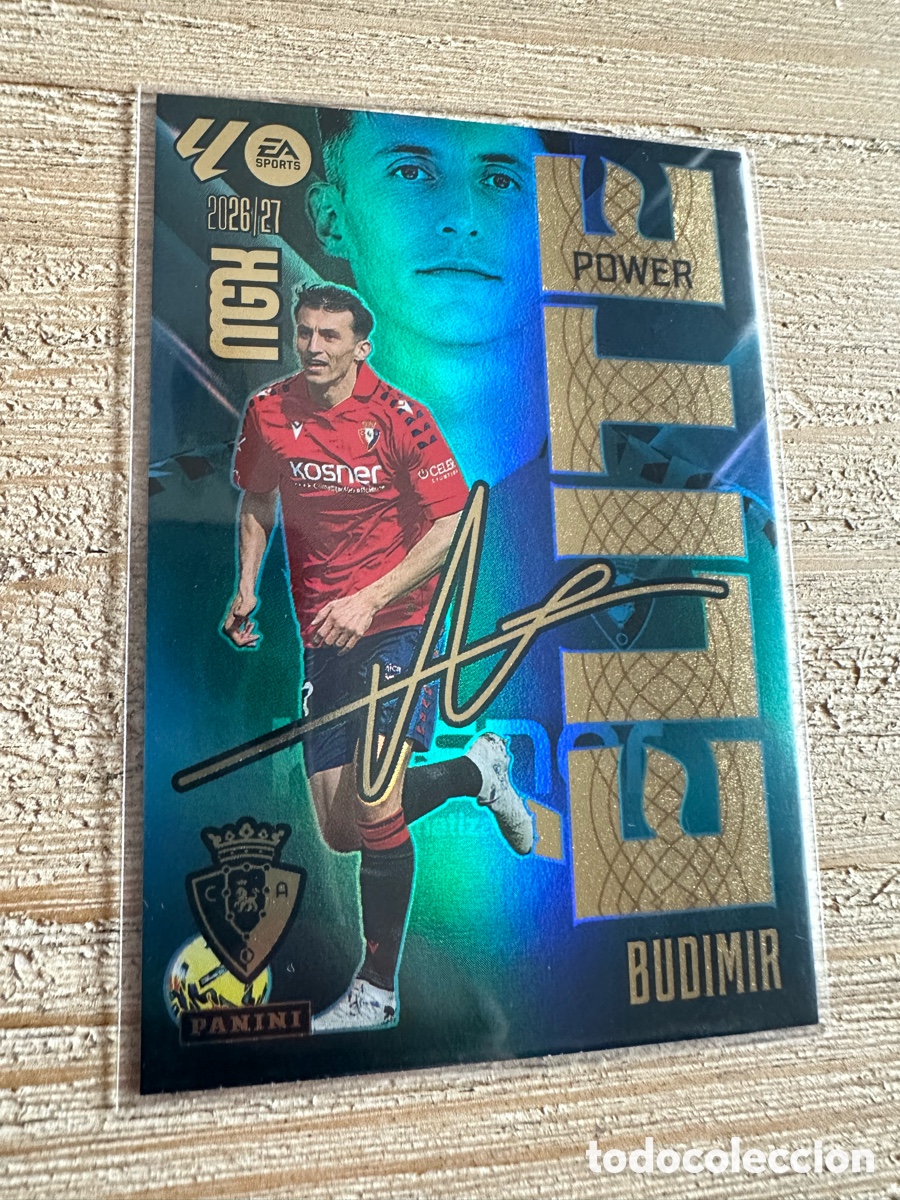 Sammelkarten: BUDIMIR OSASUNA ELITE POWER 3P MEGACRACKS 2026/27 26-27 26 27 MGK PANINI