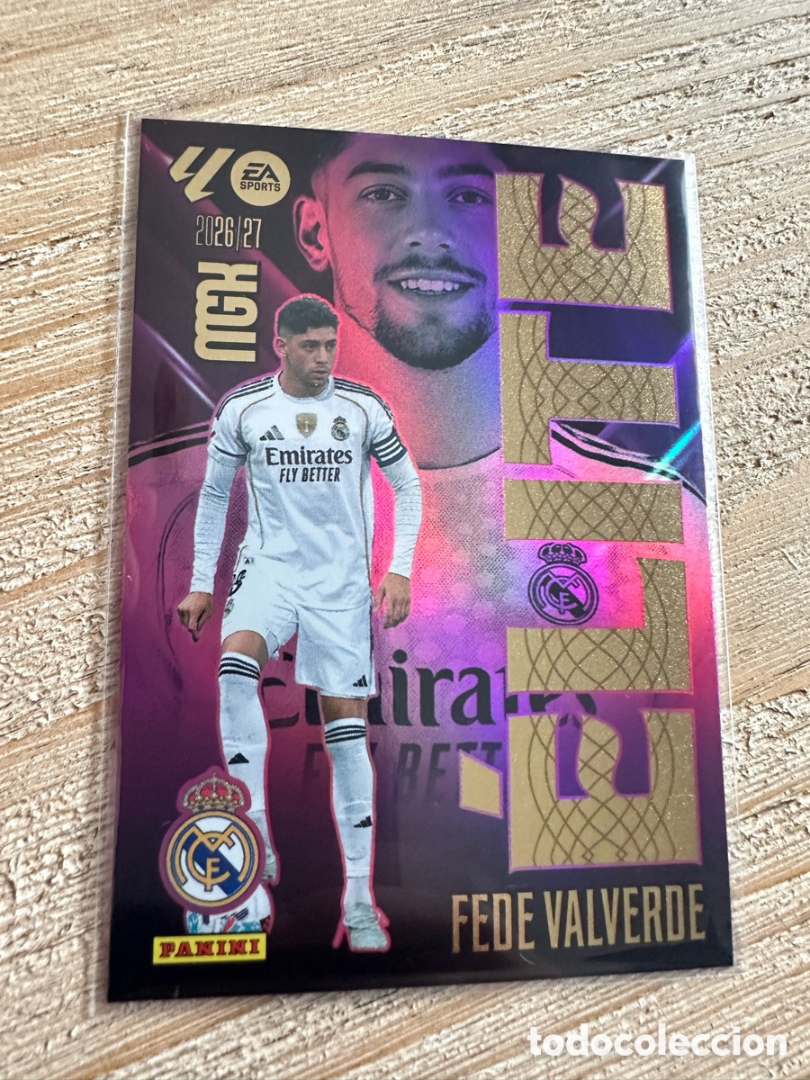 Trading Cards: FEDE VALVERDE REAL MADRID ELITE 5 MEGACRACKS 2026/27 26-27 26 27 MGK PANINI