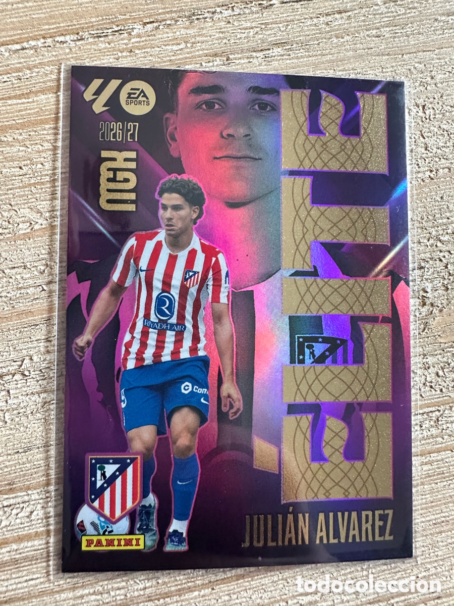 Trading Cards: JULIAN ALVAREZ AT MADRID ELITE 8 MEGACRACKS 2026/27 26-27 26 27 MGK PANINI