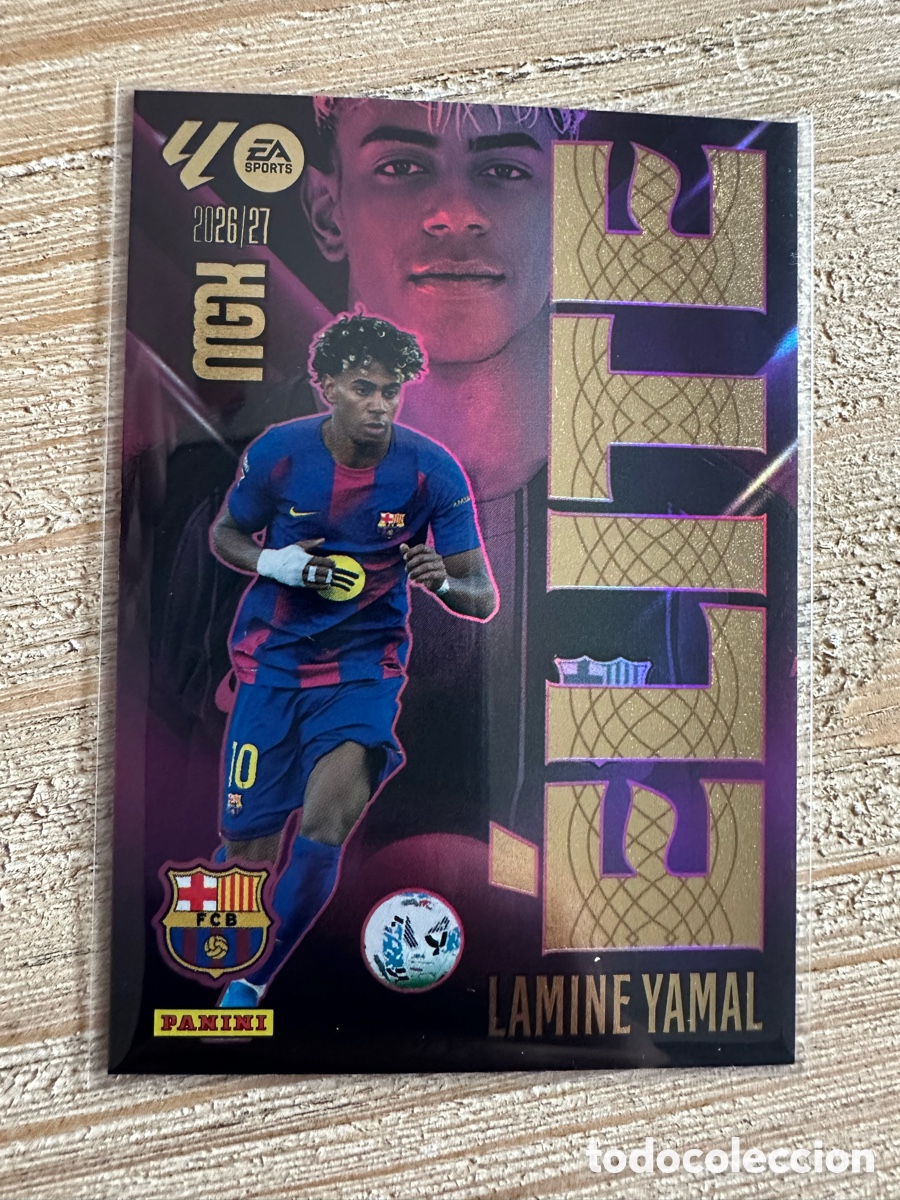 Trading Cards: LAMINE YAMAL FC BARCELONA ELITE 9 MEGACRACKS 2026/27 26-27 26 27 MGK PANINI