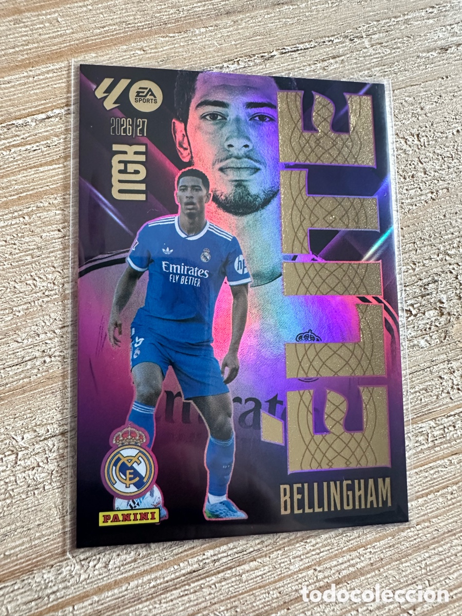 Cartas Colecion&aacute;veis: BELLINGHAM REAL MADRID ELITE 2 MEGACRACKS 2026/27 26-27 26 27 MGK PANINI