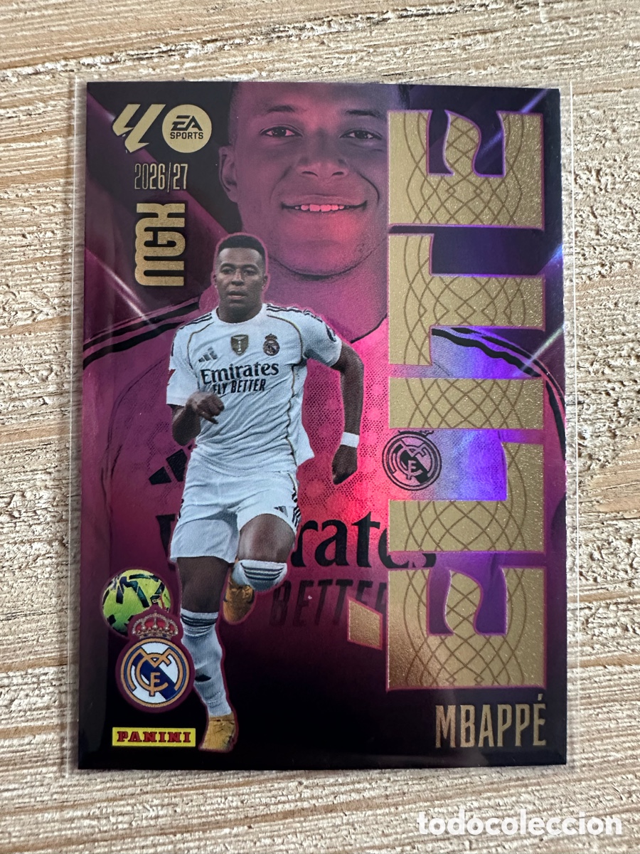 Cartas Colecion&aacute;veis: MBAPPE REAL MADRID ELITE 10 MEGACRACKS 2026/27 26-27 26 27 MGK PANINI