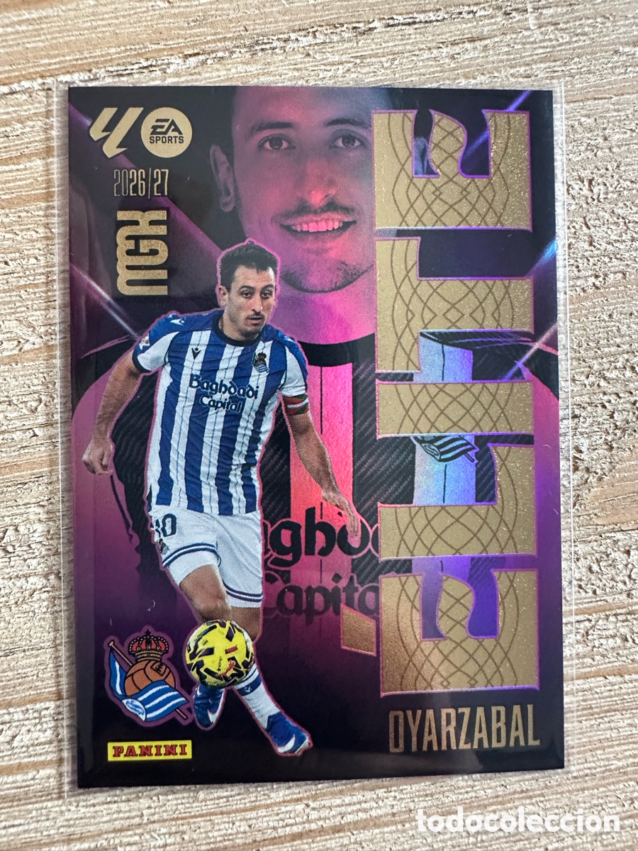 Cartas Colecion&aacute;veis: OYARZABAL REAL SOCIEDAD ELITE 13 MEGACRACKS 2026/27 26-27 26 27 MGK PANINI