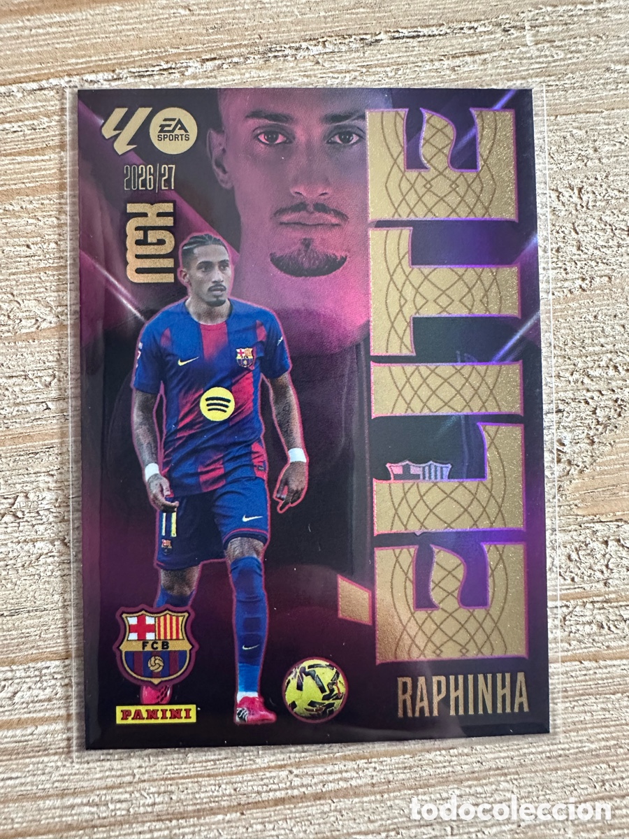 Cartas Colecion&aacute;veis: RAFHINHA FC BARCELONA ELITE 16 MEGACRACKS 2026/27 26-27 26 27 MGK PANINI