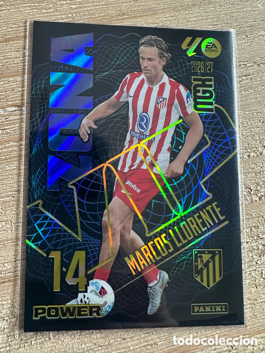 Cartas Colecion&aacute;veis: MARCOS LLORENTE AT MADRID VIP POWER 401P MEGACRACKS 2026/27 26-27 26 27 MGK PANINI