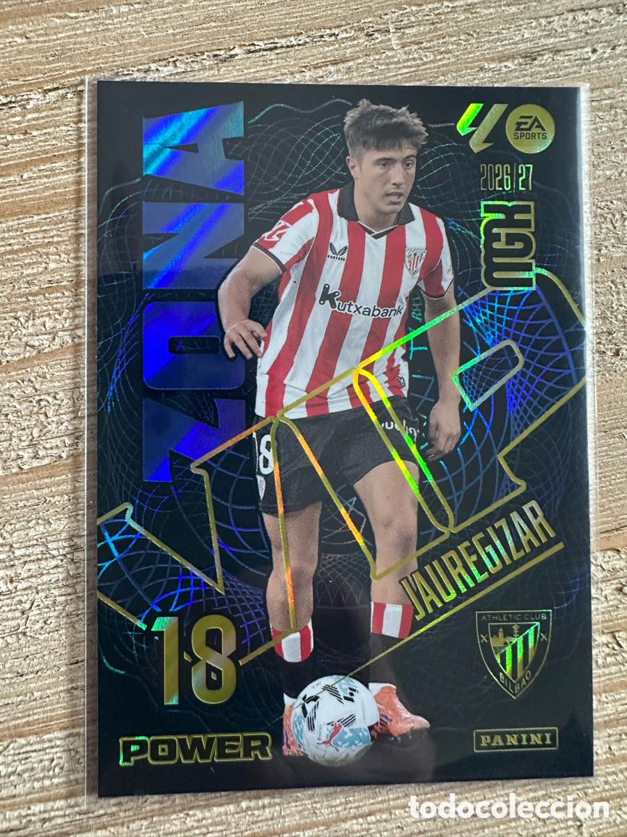 Cartas Colecion&aacute;veis: JAUREGIZAR ATHLETIC CLUB VIP POWER 398P MEGACRACKS 2026/27 26-27 26 27 MGK PANINI