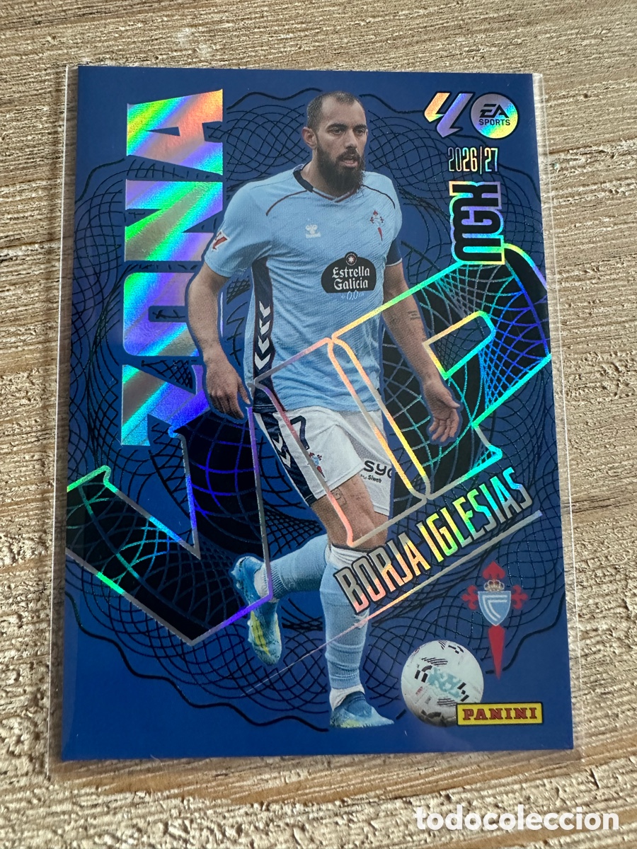 Cartas Colecion&aacute;veis: BORJA IGLESIAS CELTA DE VIGO ZONA VIP 389 MEGACRACKS 2026/27 26-27 26 27 MGK PANINI