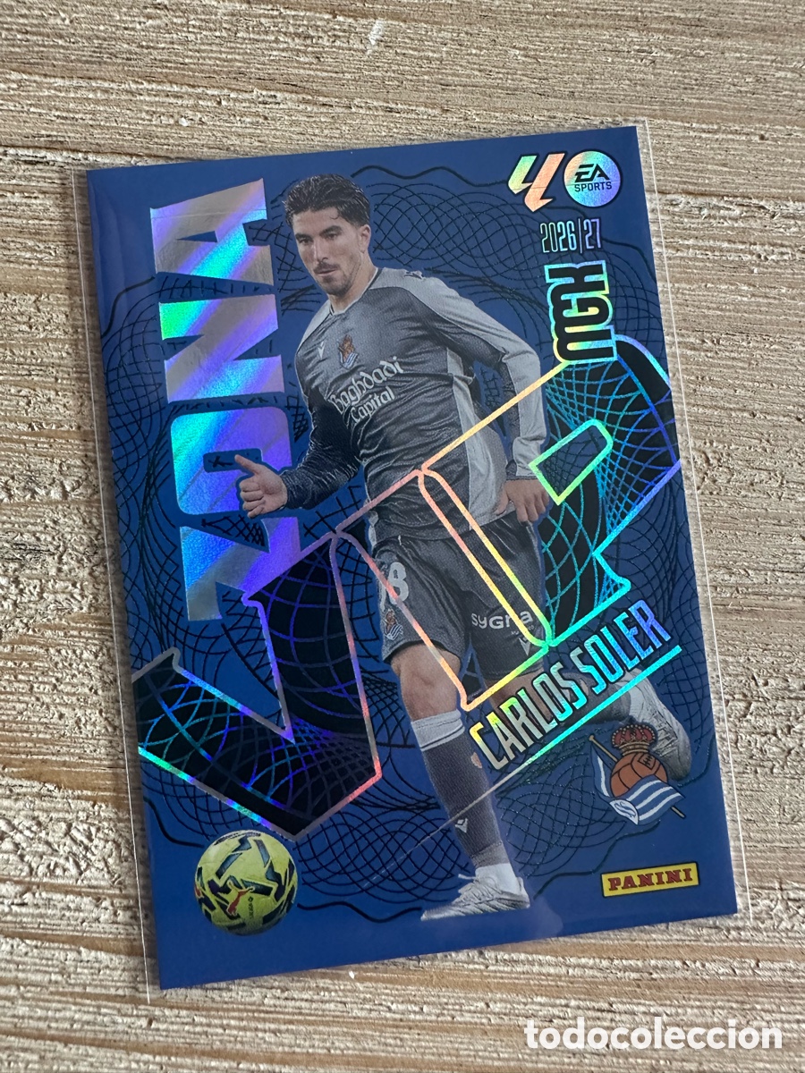 Trading cards: CARLOS SOLER REAL SOCIEDAD ZONA VIP 390 MEGACRACKS 2026/27 26-27 26 27 MGK PANINI