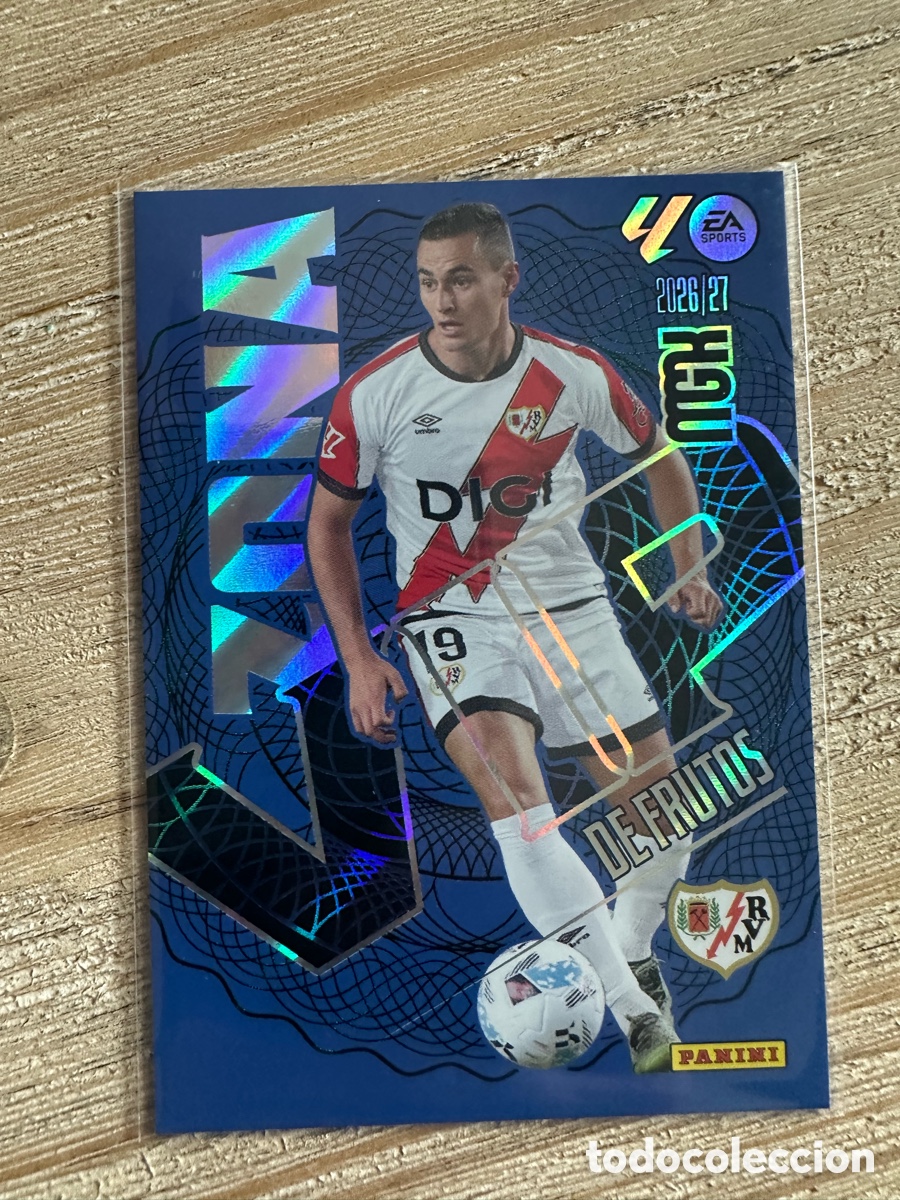 Cartas Colecion&aacute;veis: DE FRUTOS RAYO VALLECANO ZONA VIP 392 MEGACRACKS 2026/27 26-27 26 27 MGK PANINI