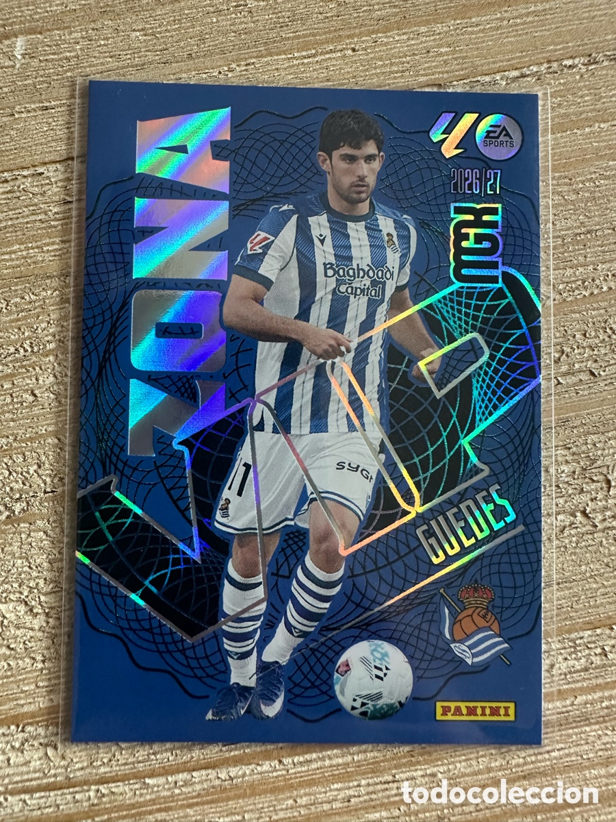 Cartas Colecion&aacute;veis: GUEDES REAL SOCIEDAD ZONA VIP 395 MEGACRACKS 2026/27 26-27 26 27 MGK PANINI