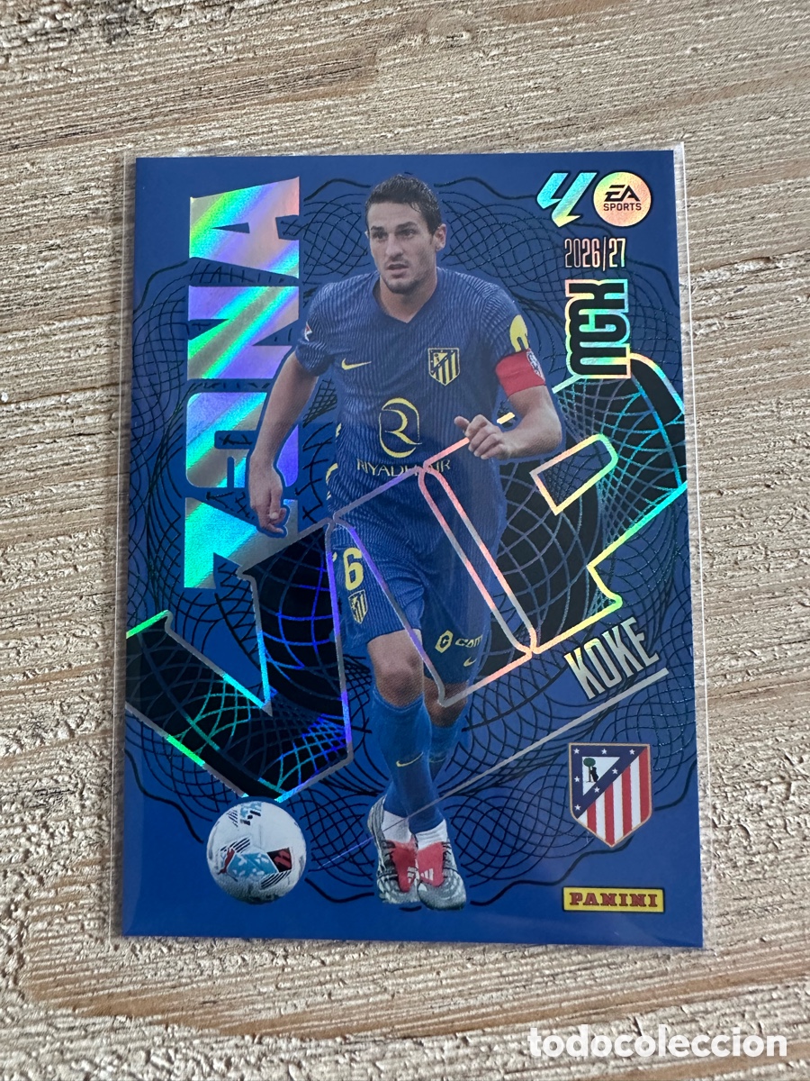 Cartas Colecion&aacute;veis: KOKE AT MADRID ZONA VIP 400 MEGACRACKS 2026/27 26-27 26 27 MGK PANINI