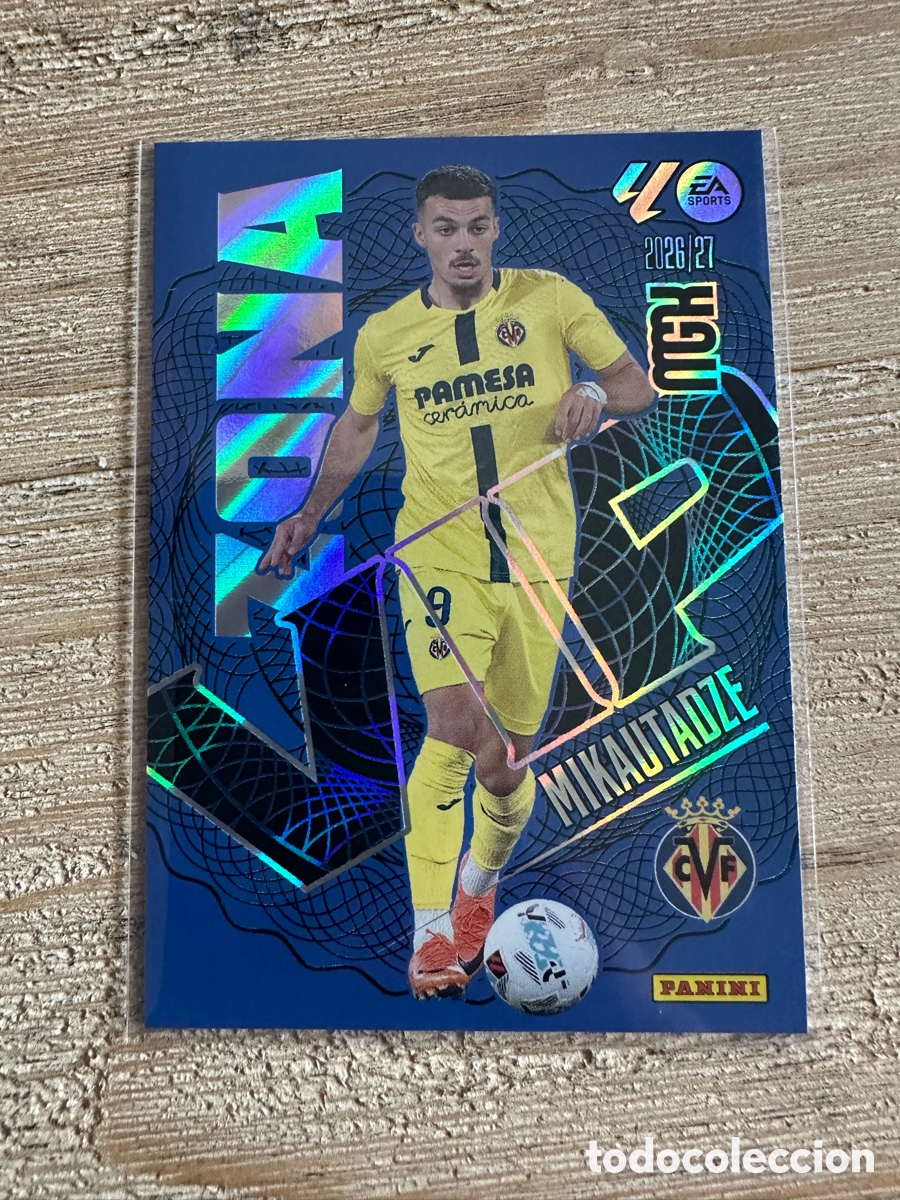 Cartas Colecion&aacute;veis: MIKAUTADZE VILLARREAL ZONA VIP 402 MEGACRACKS 2026/27 26-27 26 27 MGK PANINI