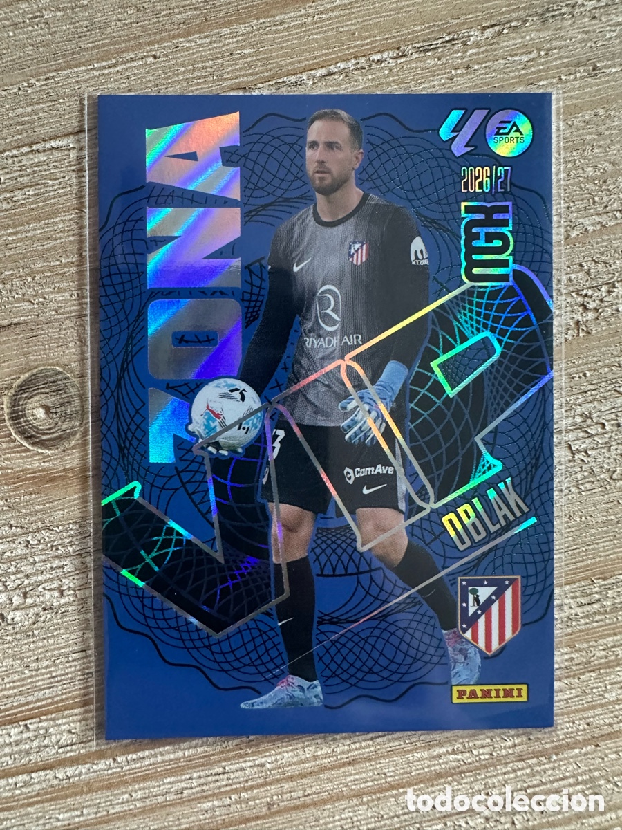 Cartas Colecion&aacute;veis: OBLAK AT MADRID ZONA VIP 403 MEGACRACKS 2026/27 26-27 26 27 MGK PANINI