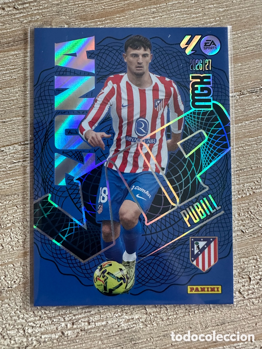 Cartas Colecion&aacute;veis: PUBILL AT MADRID ZONA VIP 404 MEGACRACKS 2026/27 26-27 26 27 MGK PANINI