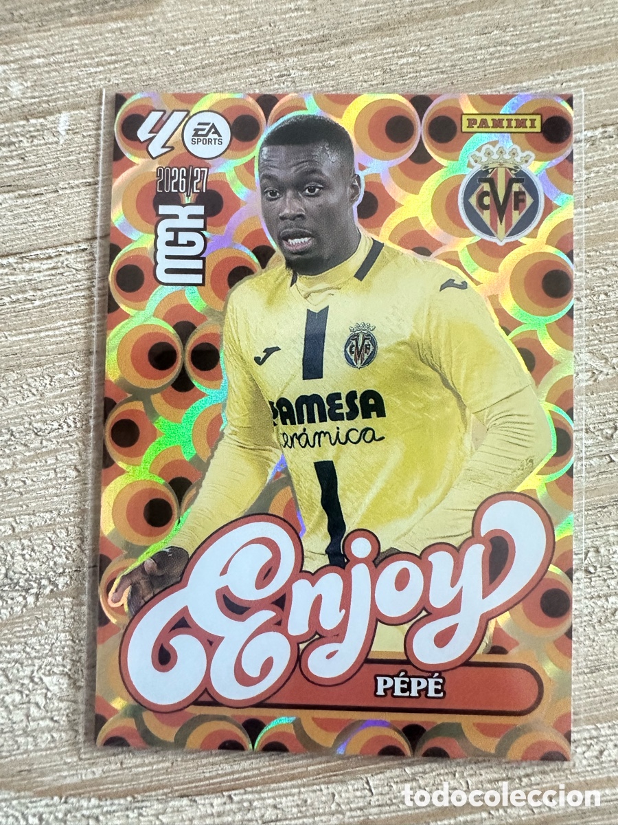 Trading cards: PEPE VILLARREAL ENJOY 386 MEGACRACKS 2026/27 26-27 26 27 MGK PANINI