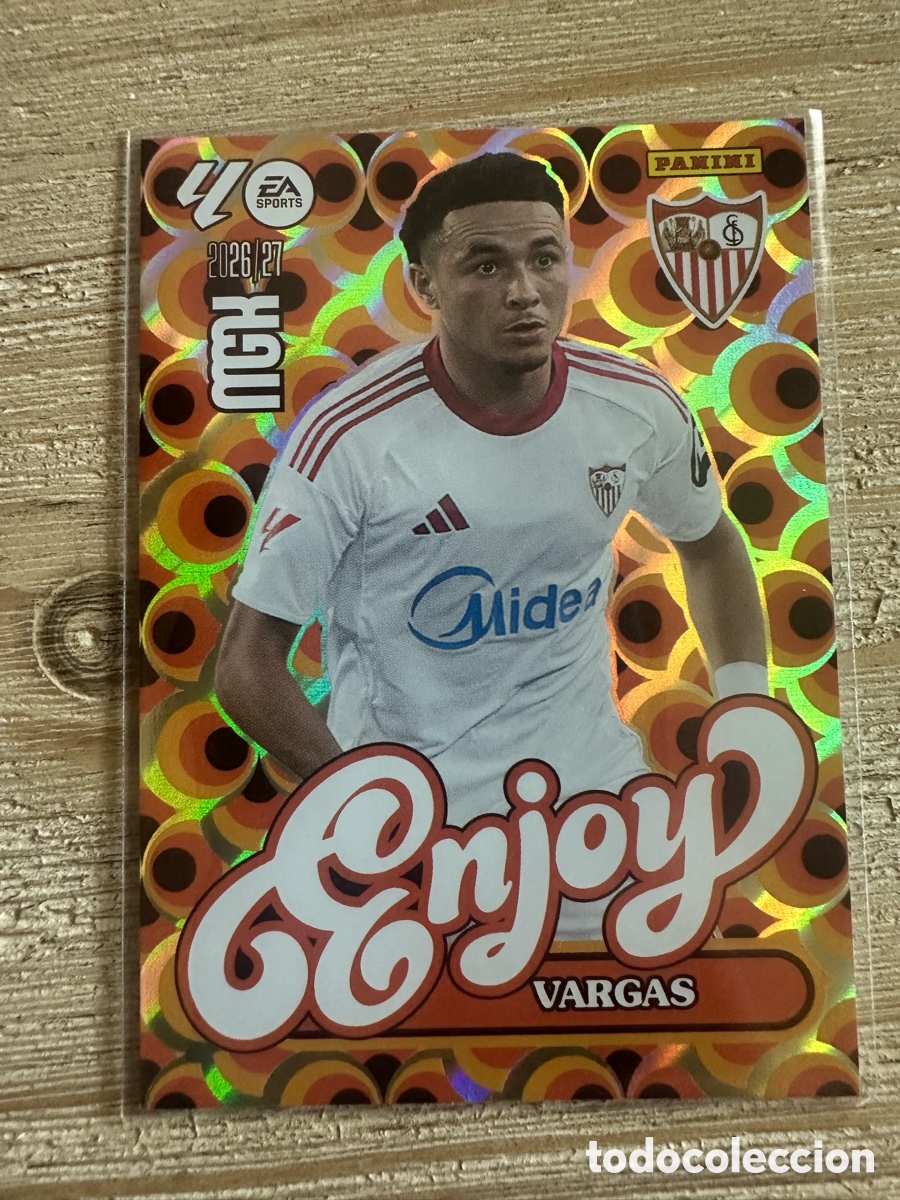 Trading cards: VARGAS SEVILLA ENJOY 387 MEGACRACKS 2026/27 26-27 26 27 MGK PANINI
