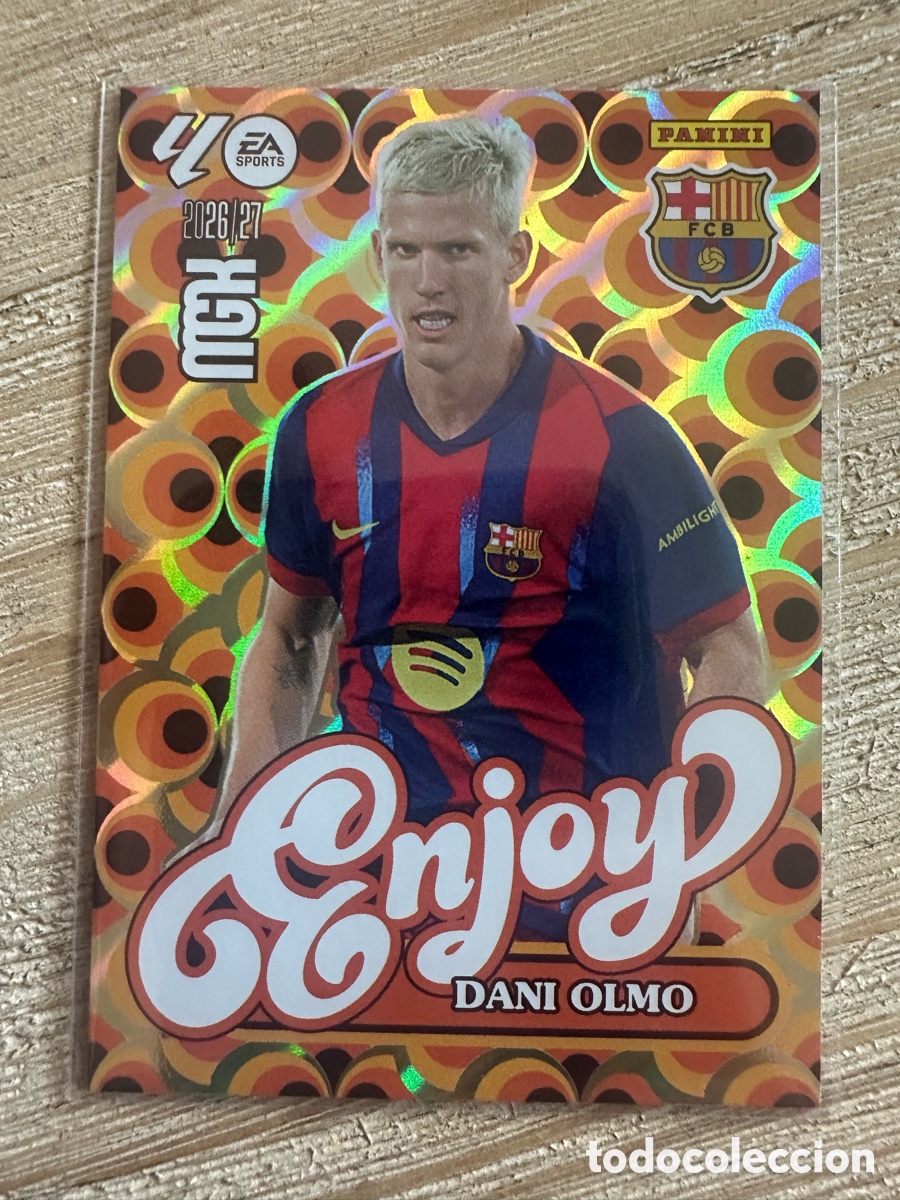 Trading cards: DANI OLMO FC BARCELONA ENJOY 381 MEGACRACKS 2026/27 26-27 26 27 MGK PANINI