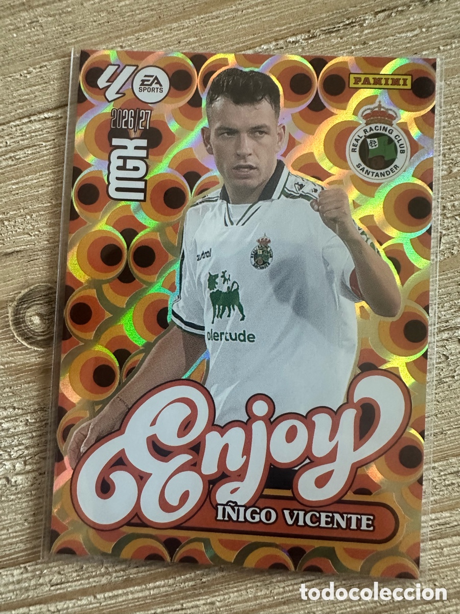Trading cards: I&Ntilde;IGO VICENTE RACING ENJOY 383 MEGACRACKS 2026/27 26-27 26 27 MGK PANINI