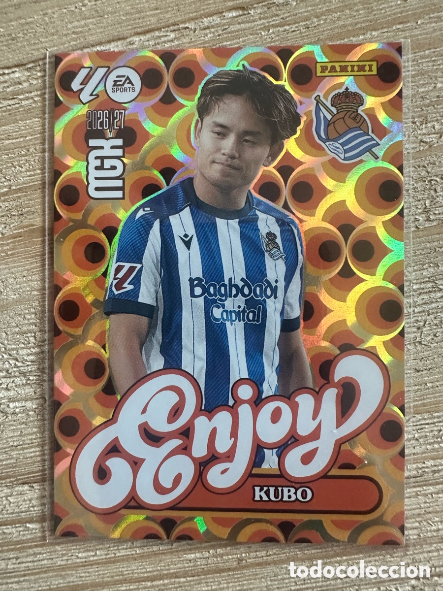 Trading cards: KUBO REAL SOCIEDAD ENJOY 384 MEGACRACKS 2026/27 26-27 26 27 MGK PANINI