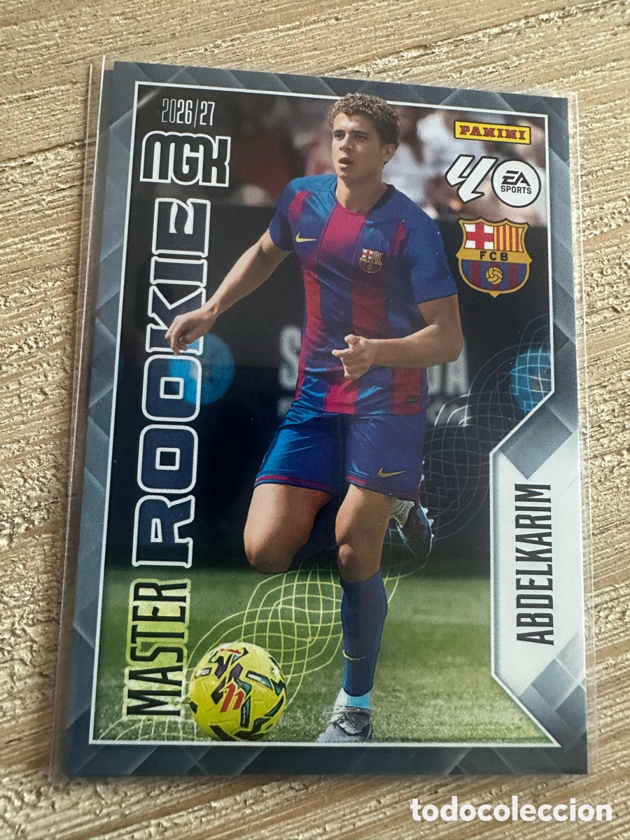 Cartes &agrave; &Eacute;changer: ABDELKARIM FC BARCELONA MASTER ROOKIE 406 MEGACRACKS 2026/27 26-27 26 27 MGK PANINI