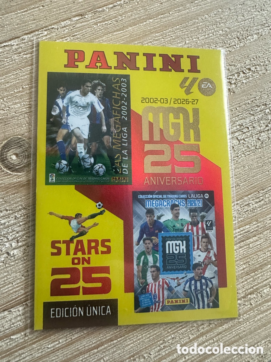 Cartes &agrave; &Eacute;changer: PORTADAS 424 STARS ON 25 ANIVERSARIO EDICION UNICA MEGACRACKS 2026/27 26-27 26 27 MGK PANINI