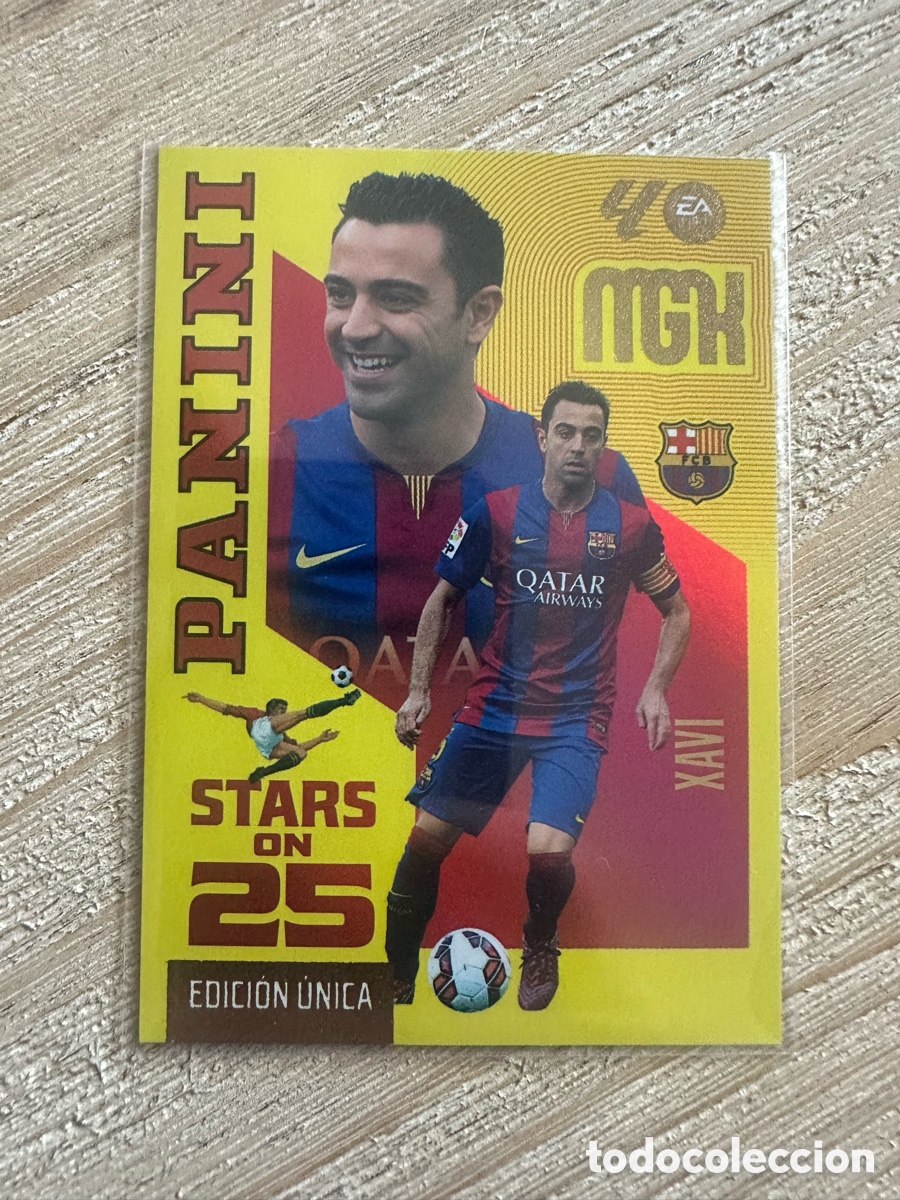 Cartes &agrave; &Eacute;changer: XAVI FC BARCELONA 427 STARS ON 25 ANIVERSARIO MEGACRACKS 2026/27 26-27 26 27 MGK PANINI