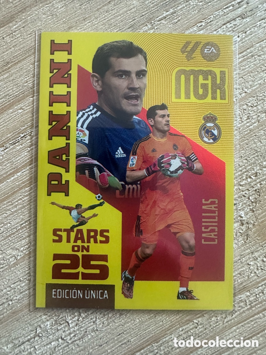Cartes &agrave; &Eacute;changer: CASILLAS REAL MADRID 428 STARS ON 25 ANIVERSARIO MEGACRACKS 2026/27 26-27 26 27 MGK PANINI