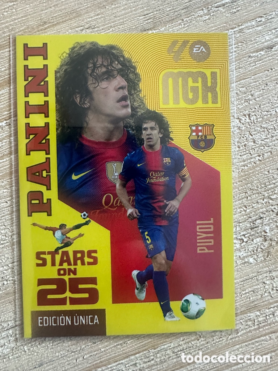 Cartes &agrave; &Eacute;changer: PUYOL FC BARCELONA 429 STARS ON 25 ANIVERSARIO MEGACRACKS 2026/27 26-27 26 27 MGK PANINI
