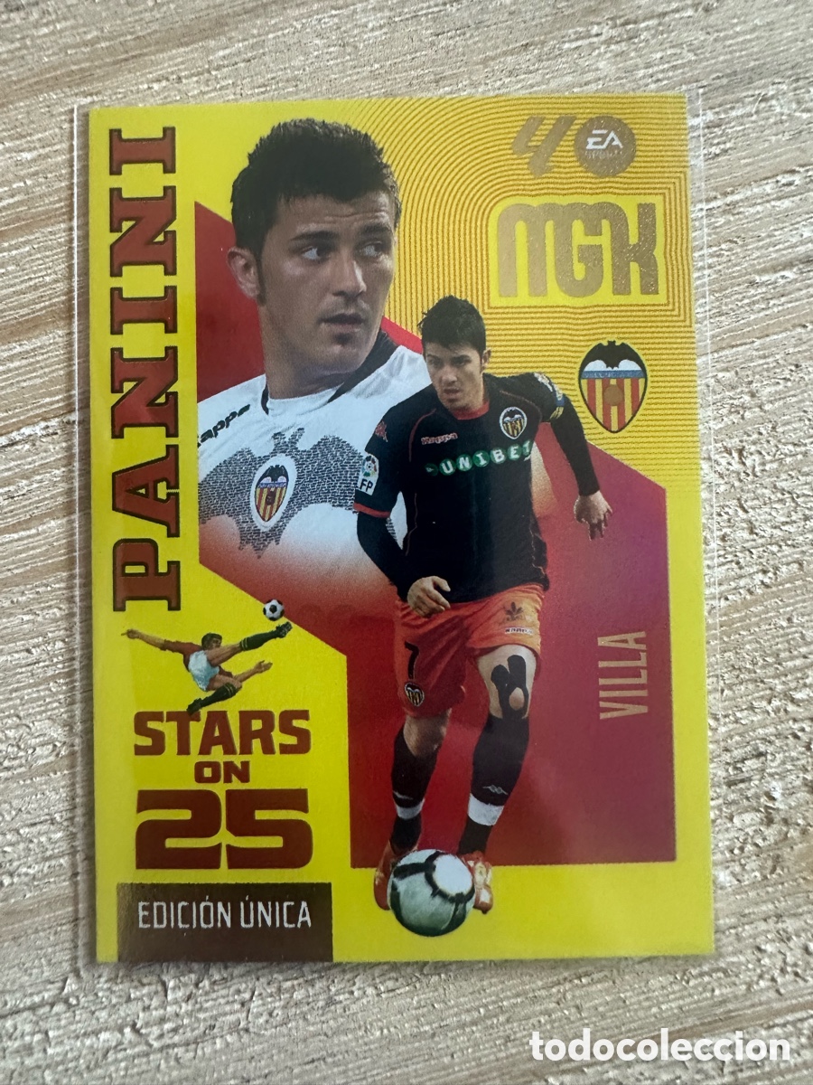 Cartes &agrave; &Eacute;changer: VILLA VALENCIA 435 STARS ON 25 ANIVERSARIO MEGACRACKS 2026/27 26-27 26 27 MGK PANINI