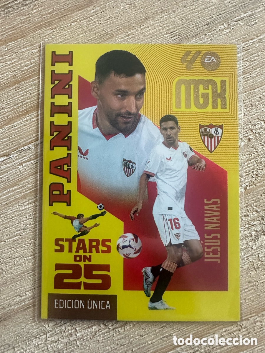 Cartes &agrave; &Eacute;changer: JESUS NAVAS SEVILLA 437 STARS ON 25 ANIVERSARIO MEGACRACKS 2026/27 26-27 26 27 MGK PANINI