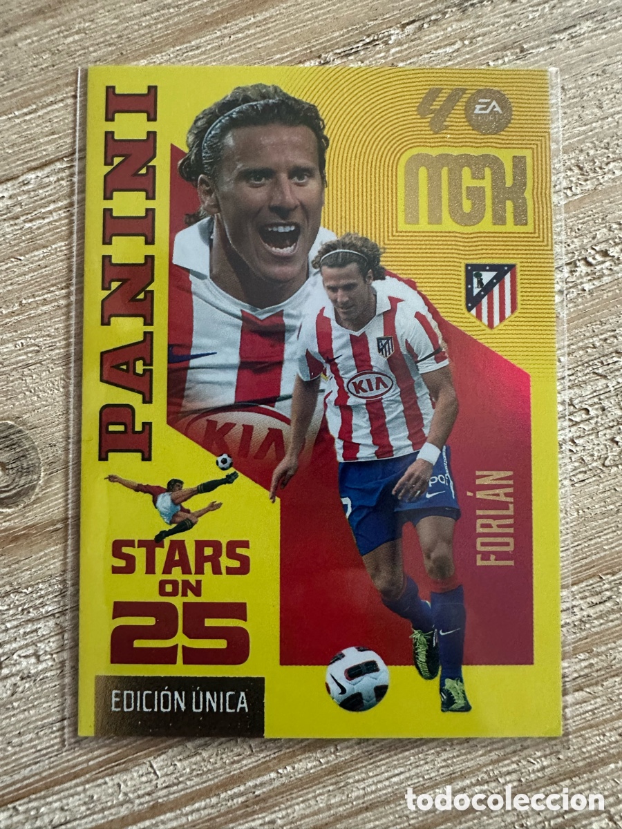 Cartes &agrave; &Eacute;changer: FORLAN AT MADRID 439 STARS ON 25 ANIVERSARIO MEGACRACKS 2026/27 26-27 26 27 MGK PANINI