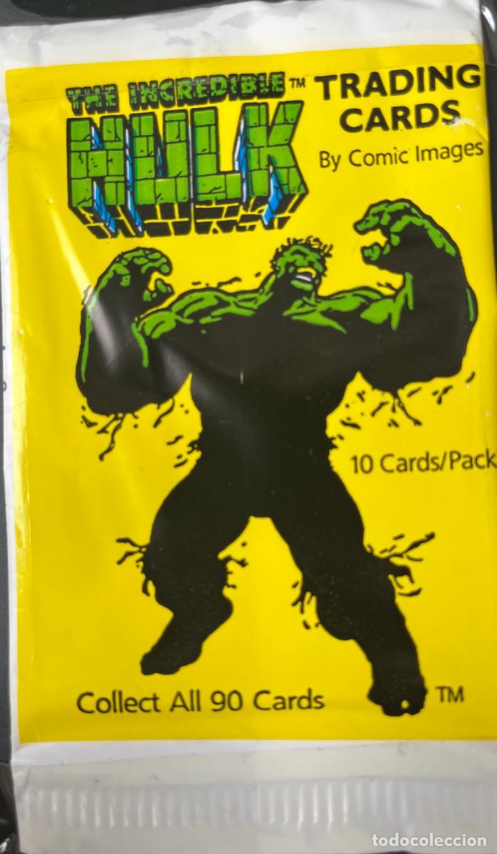 Cartes &agrave; &Eacute;changer: The Incredible Hulk Colecci&oacute;n completa 90 Trading Cards Comic Images 1991
