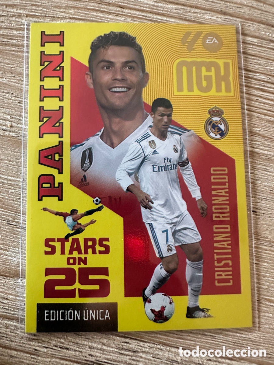 Cartes &agrave; &Eacute;changer: CRISTIANO RONALDO REAL MADRID 442 STARS ON 25 ANIVERSARIO MEGACRACKS 2026/27 26-27 26 27 MGK PANINI