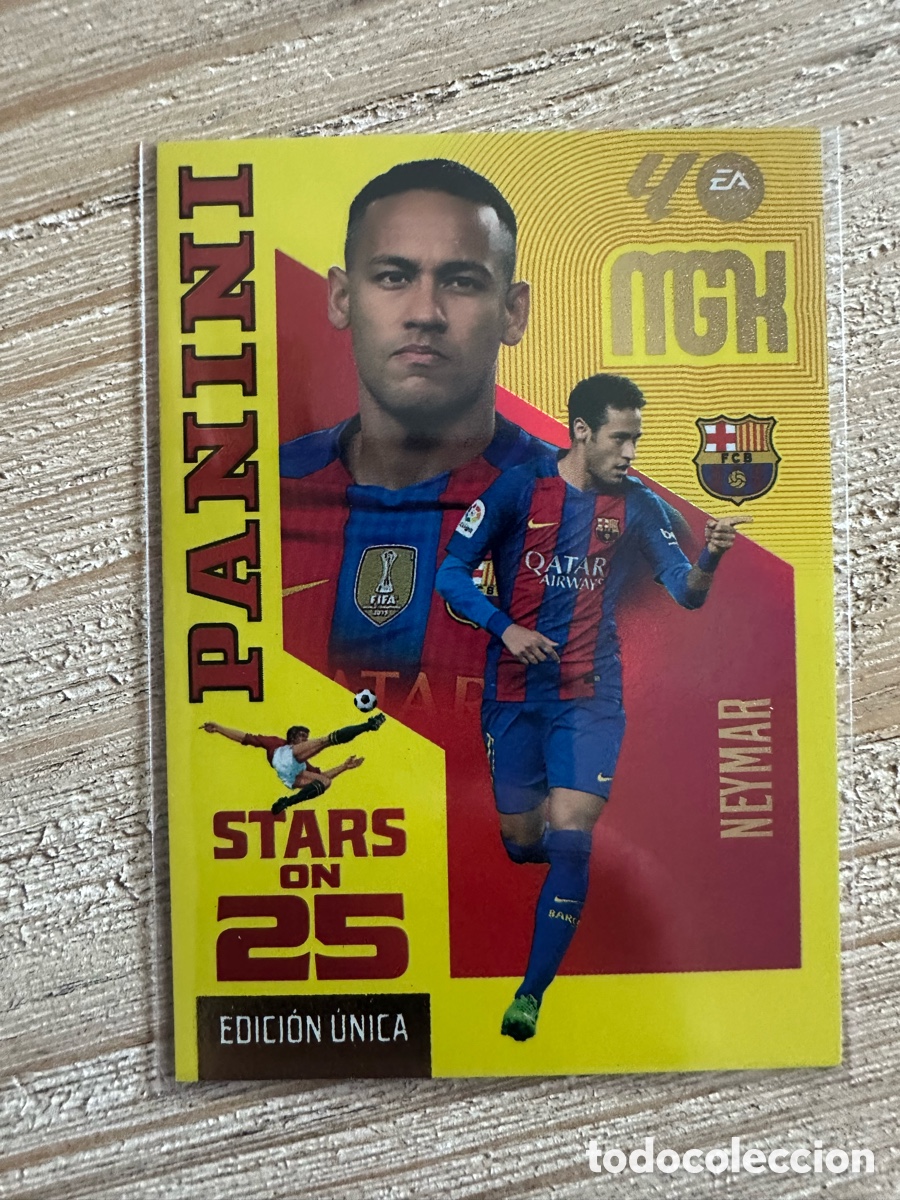 Trading cards: NEYMAR FC BARCELONA 446 STARS ON 25 ANIVERSARIO MEGACRACKS 2026/27 26-27 26 27 MGK PANINI