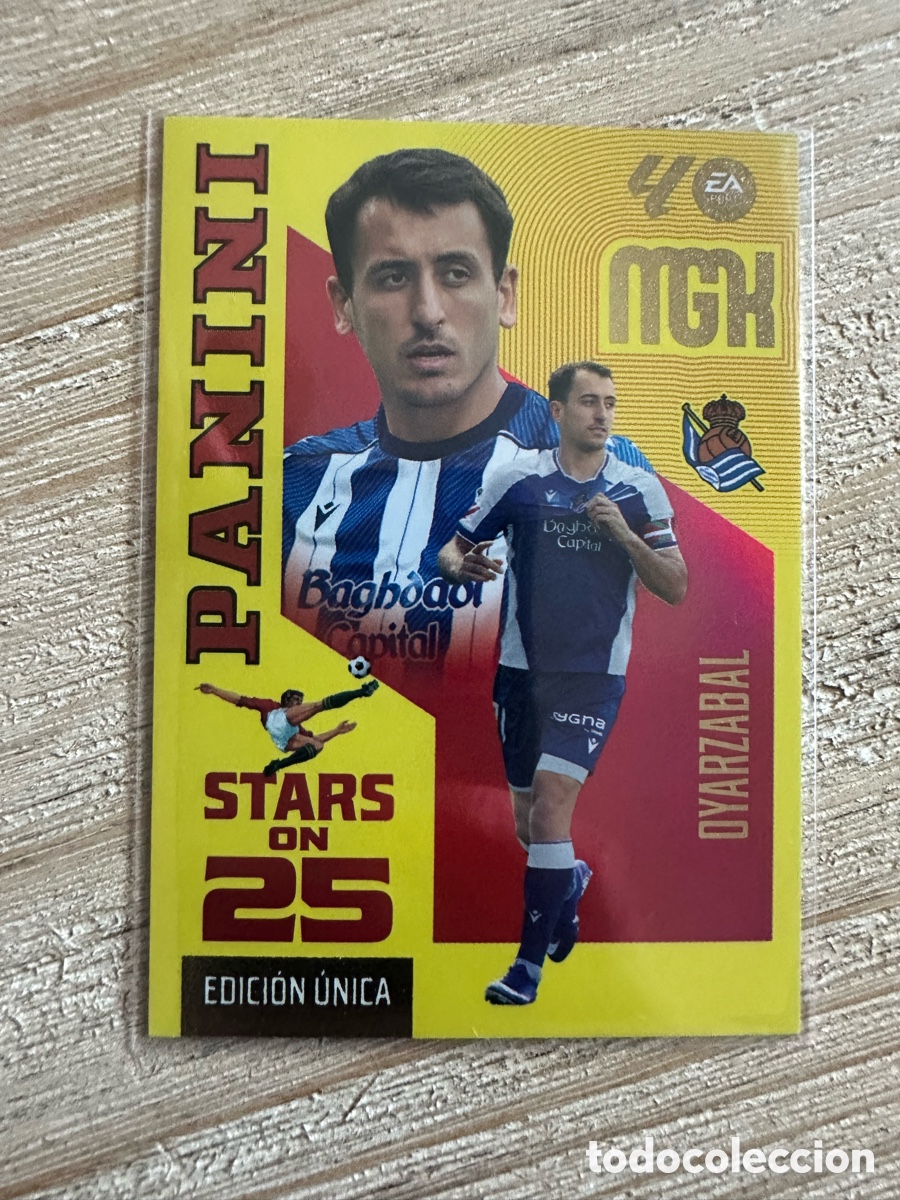 Trading cards: OYARZABAL REAL SOCIEDAD 448 STARS ON 25 ANIVERSARIO MEGACRACKS 2026/27 26-27 26 27 MGK PANINI