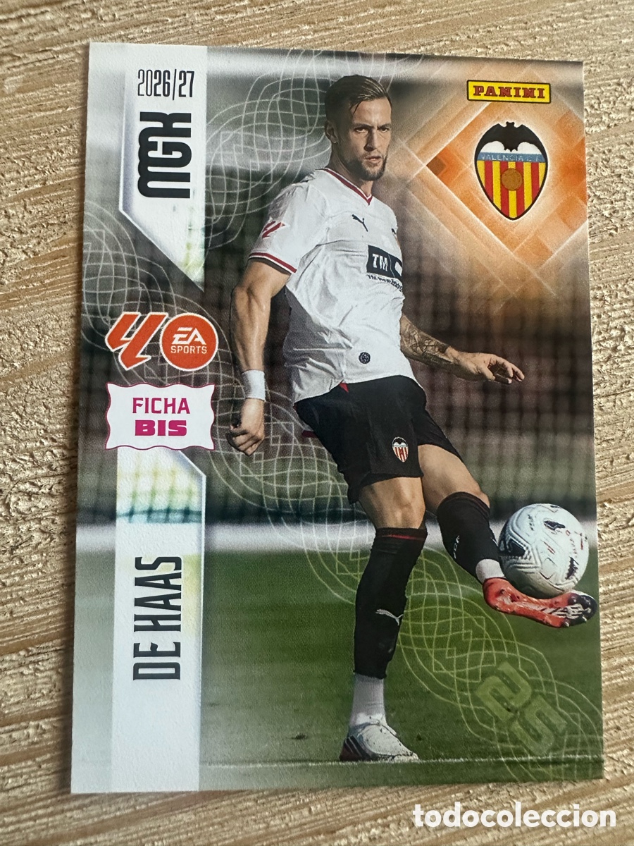 Figurine Collezionabili: DE HAAS VALENCIA 350 BIS 2&ordf; EDICION MEGACRACKS 2026/27 26-27 26 27 MGK PANINI