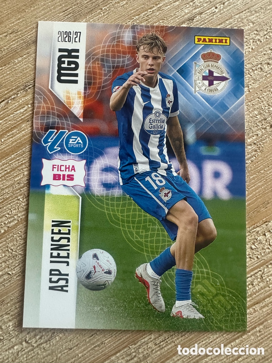 Figurine Collezionabili: ASP JENSEN DEPORTIVO 140 BIS 2&ordf; EDICION MEGACRACKS 2026/27 26-27 26 27 MGK PANINI